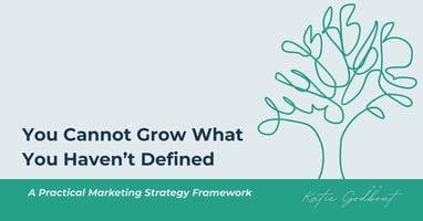 You Cannot Grow What You Haven't Defined